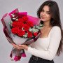 Букет из 9 красных роз — вид 3