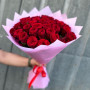 Букет из 41 красной розы фото 3